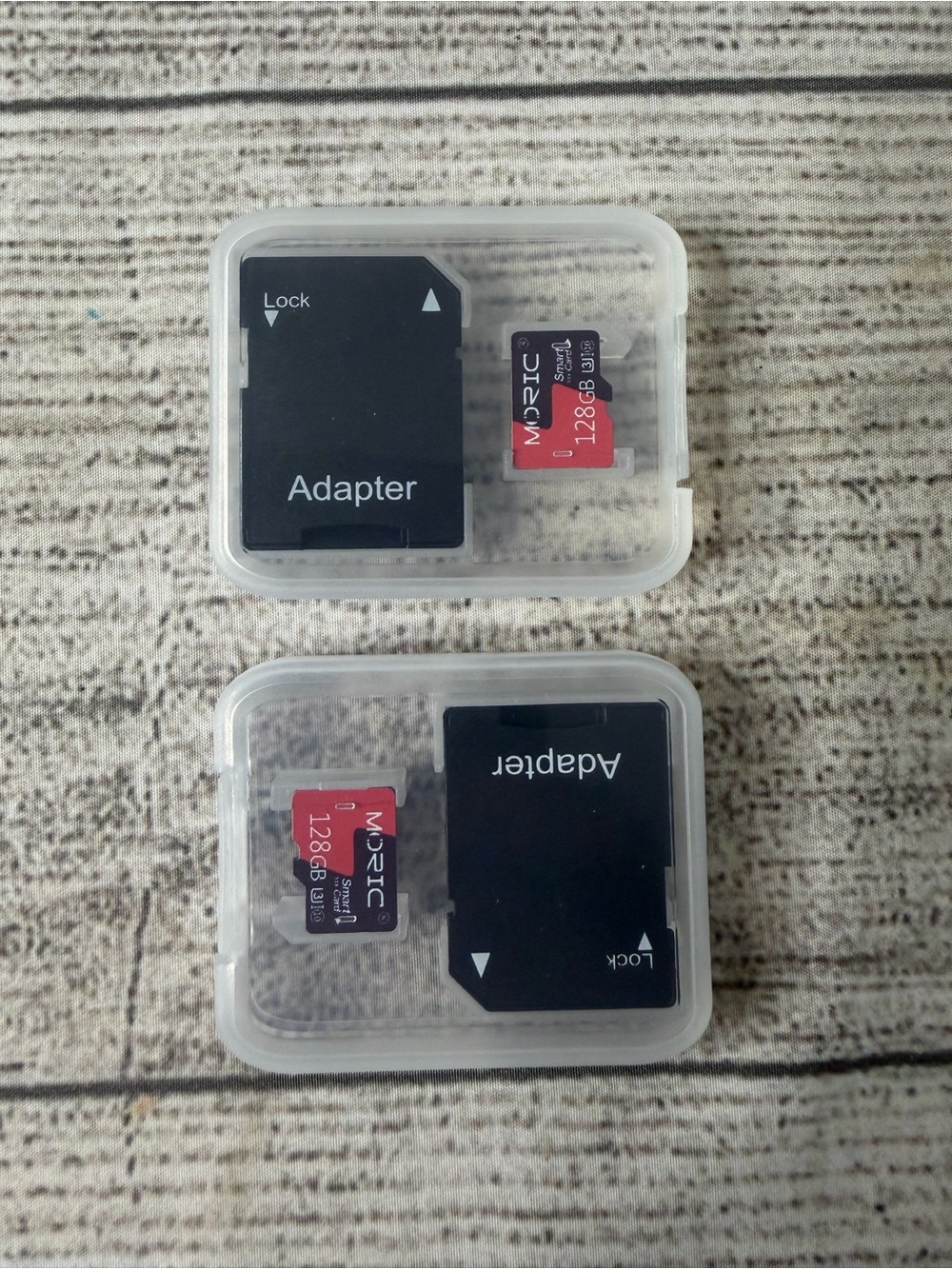 MORIC 2 Pack 128GB Micro SD Card with Adapter
